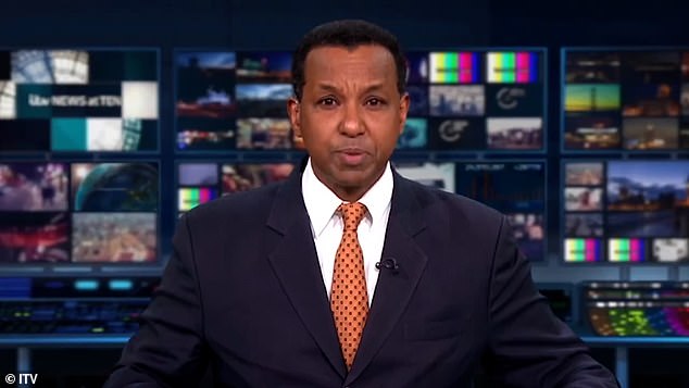 ITV News viewers raise concerns for Rageh Omaar as presenter seems to stumble with his words and struggle to read bulletins – with broadcaster later pulling programme from ITV+1