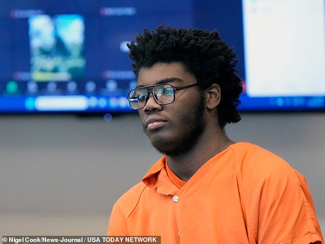 Hulking autistic boy, 17, filmed battering female teacher’s aide for threatening to take away his Nintendo switch files lawsuit claiming school staff ‘triggered’ him