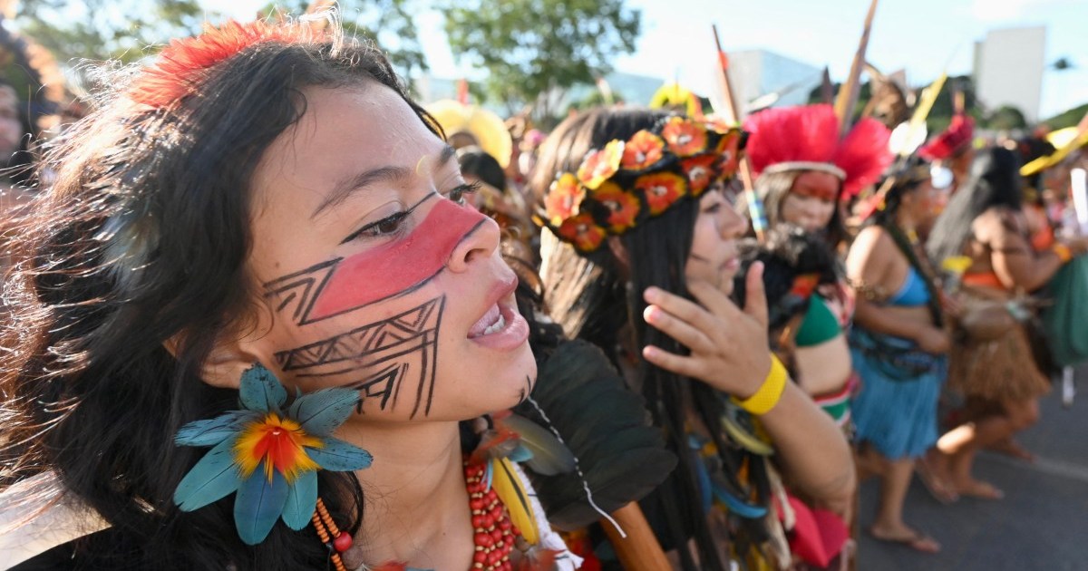 Indigenous people in Brazil march to demand land recognition | Indigenous Rights News