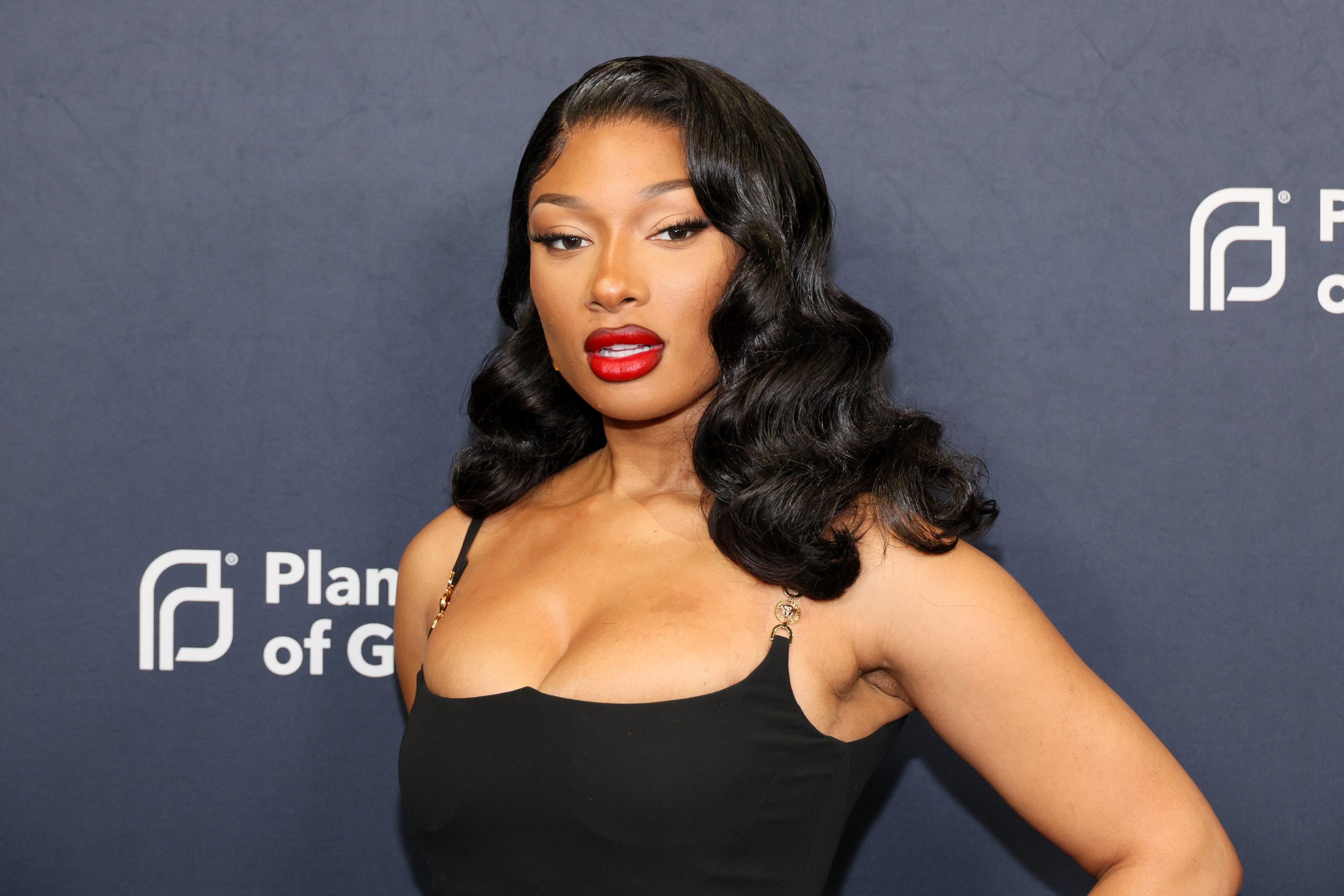 Rapper Megan Thee Stallion denies allegations she forced cameraman to watch her have s3x with a woman