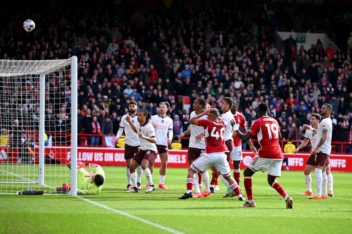 Nottingham Forest vs Man City LIVE: Premier League score and latest updates as Gvardiol goal puts City ahead