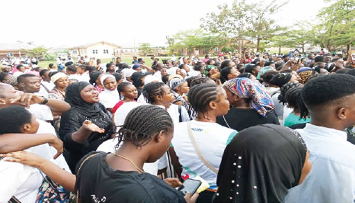 1. Ogun Students Protest Exclusion From Noodles’ Palliatives