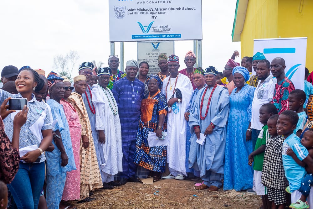 Angel Foundation provides water system, toilet, others for Ogun school | The Guardian Nigeria News
