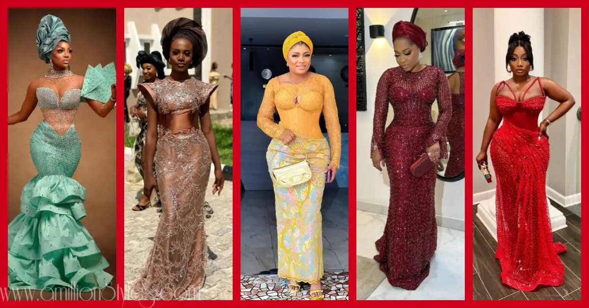 Nigerian Lace Asoebi Styles For Women- Volume 18 – A Million Styles