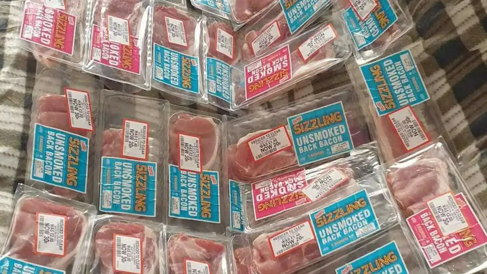 ‘Think of others’ shoppers fume as woman swipes 60 packs of B&M bacon that were slashed to just 20p each