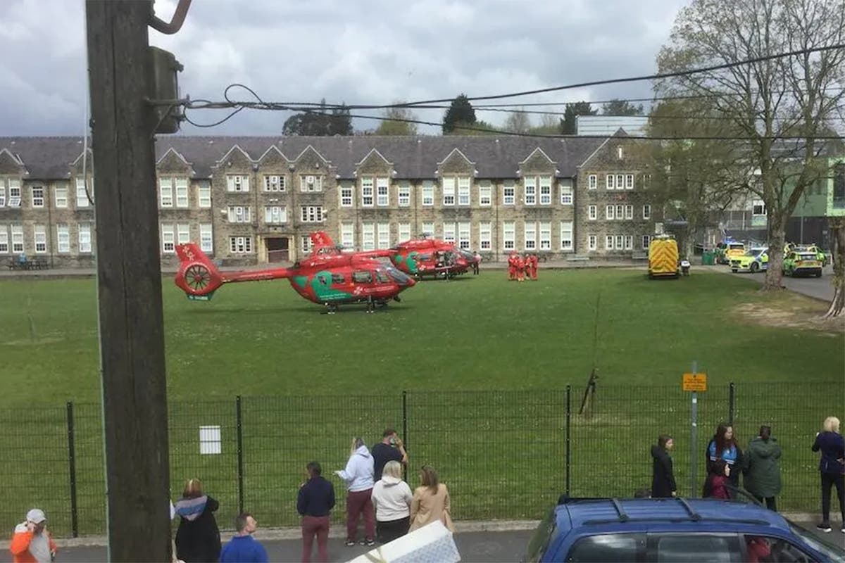 Wales school stabbing news: Teenage girl arrested after teachers and pupils attacked